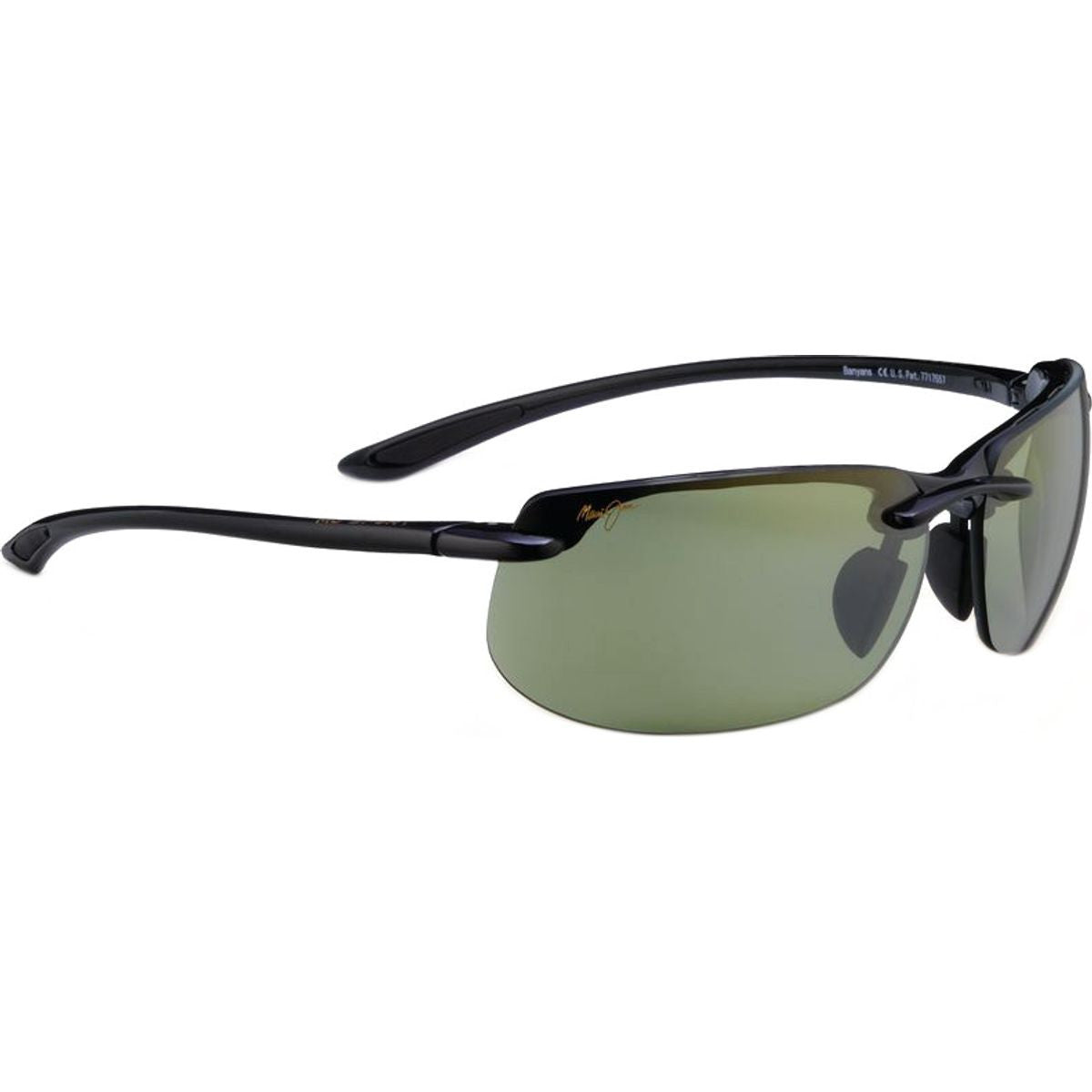 Banyans, Gloss Black/Maui HT Polarised Lenses