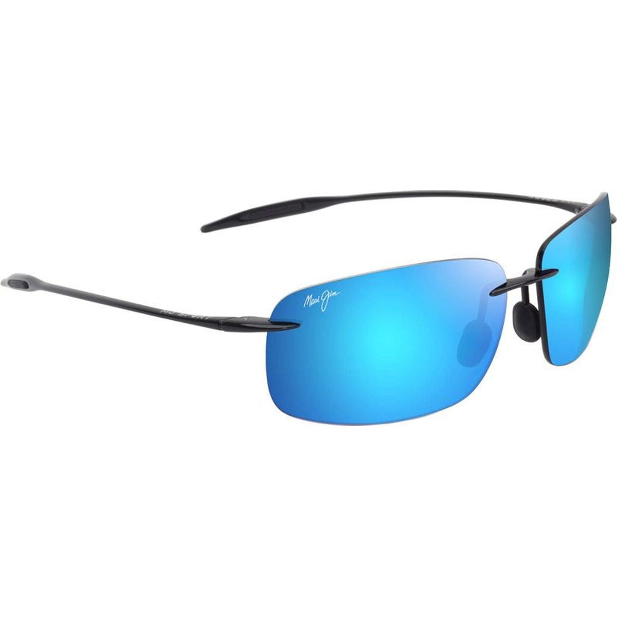 Breakwall, Shiny Black/Blue Hawaii Polarised Lenses
