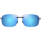 Breakwall, Shiny Black/Blue Hawaii Polarised Lenses