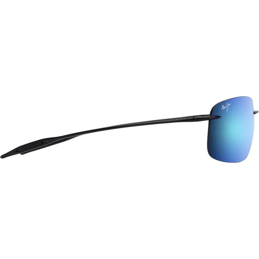 Breakwall, Shiny Black/Blue Hawaii Polarised Lenses