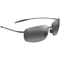 Breakwall, Shiny Transparent Light Grey/Neutral Grey Polarised Lenses