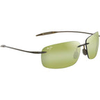 Breakwall, Shiny Transparent Khaki Green/Maui HT Polarised Lenses