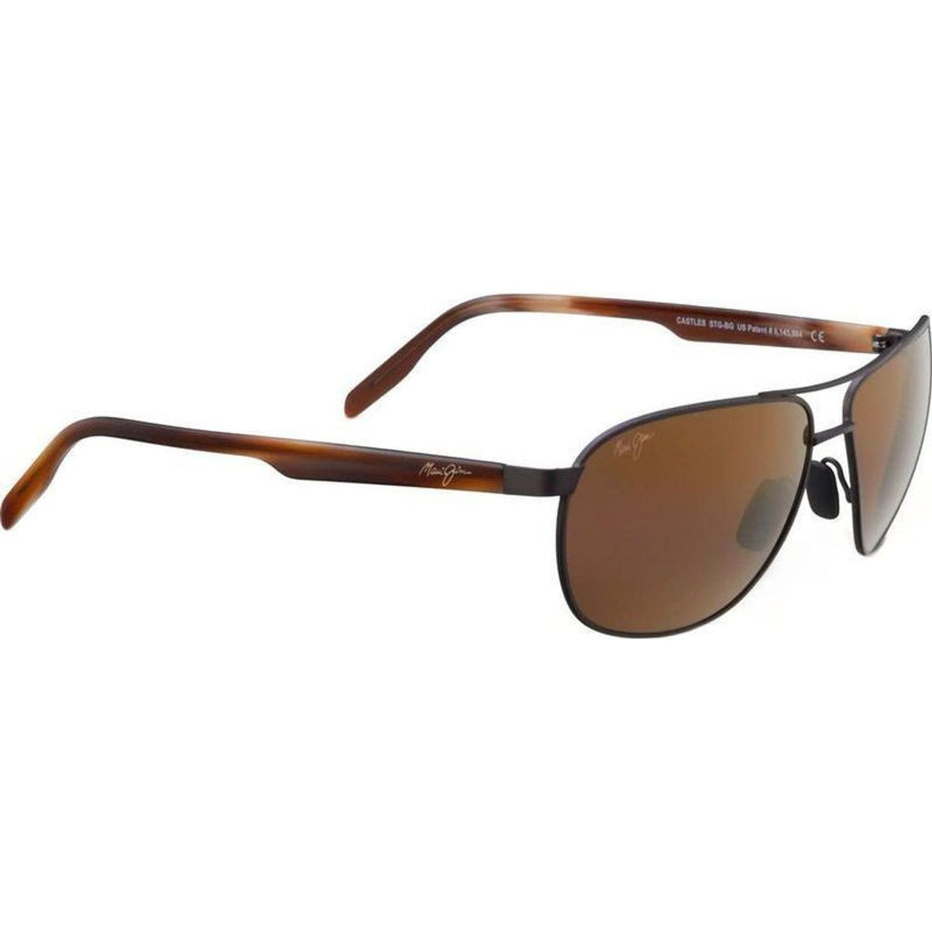 Castles, Matte Chocolate/HCL Bronze Glass Polarised Lenses
