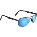 Castles, Matte Dark Ruthenium/Blue Hawaii Glass Polarised Lenses