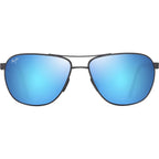 Castles, Matte Dark Ruthenium/Blue Hawaii Glass Polarised Lenses