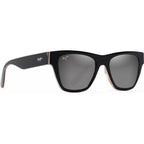 Ekolu, Black and Tan/Silver Black Mirror Polarised Lenses