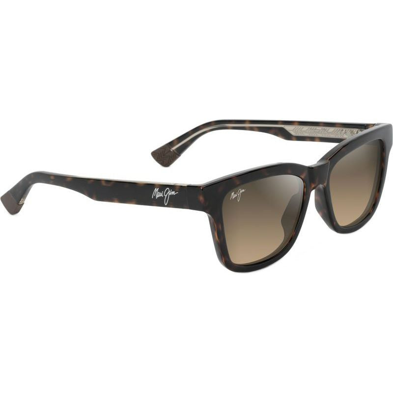 Hanohano, Shiny Dark Havana with Transparent Yellow/HCL Bronze Glass Polarised Lenses