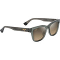 Hanohano, Shiny Transparent Dark Grey/HCL Bronze Glass Polarised Lenses