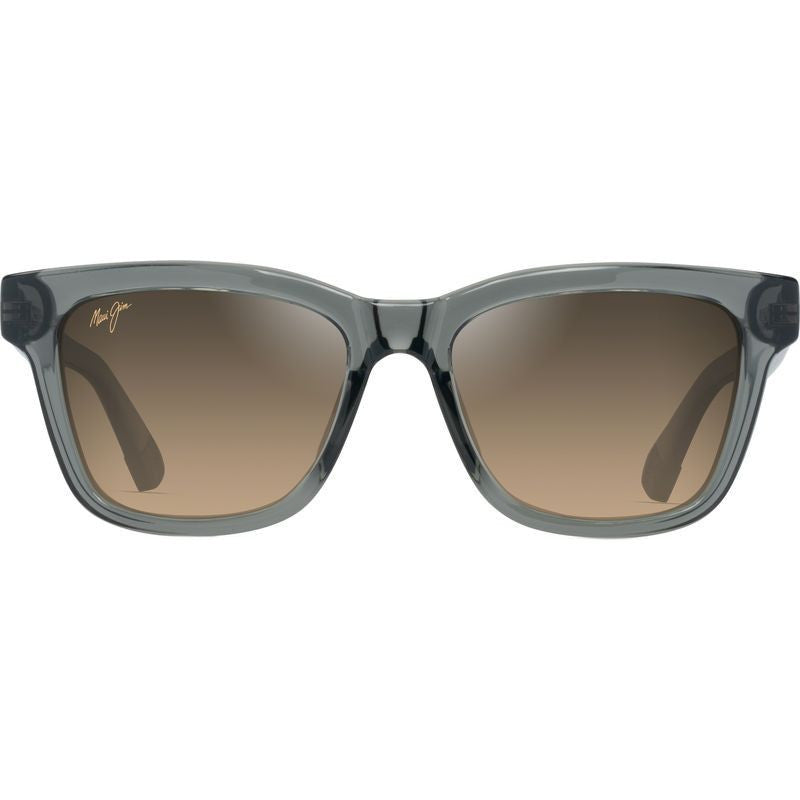 Hanohano, Shiny Transparent Dark Grey/HCL Bronze Glass Polarised Lenses