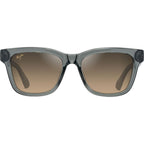 Hanohano, Shiny Transparent Dark Grey/HCL Bronze Glass Polarised Lenses