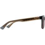 Hanohano, Shiny Transparent Green/Maui Rose Polarised Glass Lenses