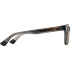 Hanohano, Shiny Transparent Dark Grey/HCL Bronze Glass Polarised Lenses