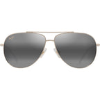 Hau'oli XL, Shiny Light Gold/Neutral Grey Polarised Lenses