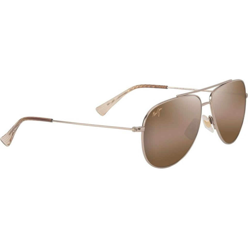 Hau'oli XS, Shiny Light Gold/HCL Bronze Polarised Lenses