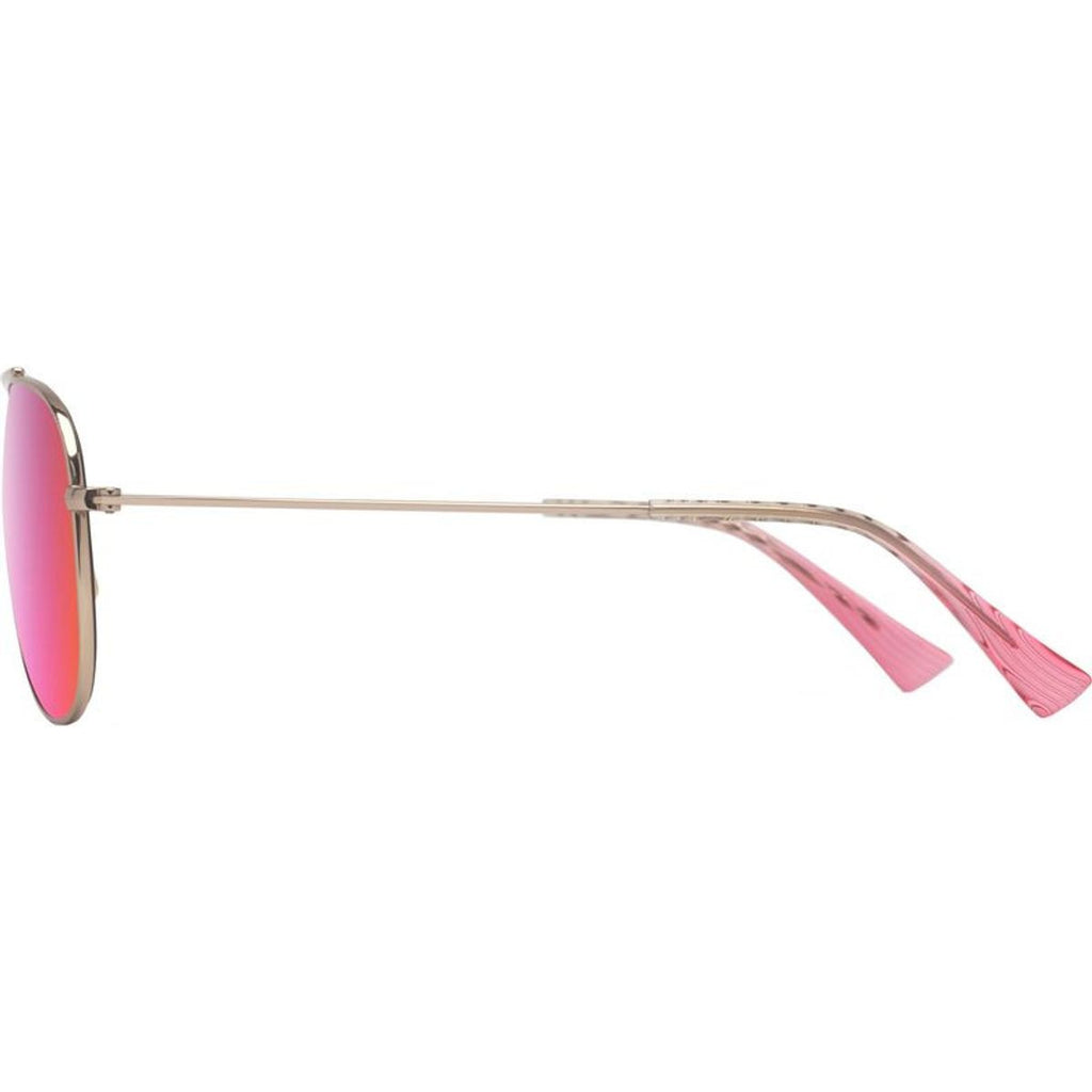 Hau'oli XS, Shiny Light Gold/Maui Sunrise Polarised Lenses