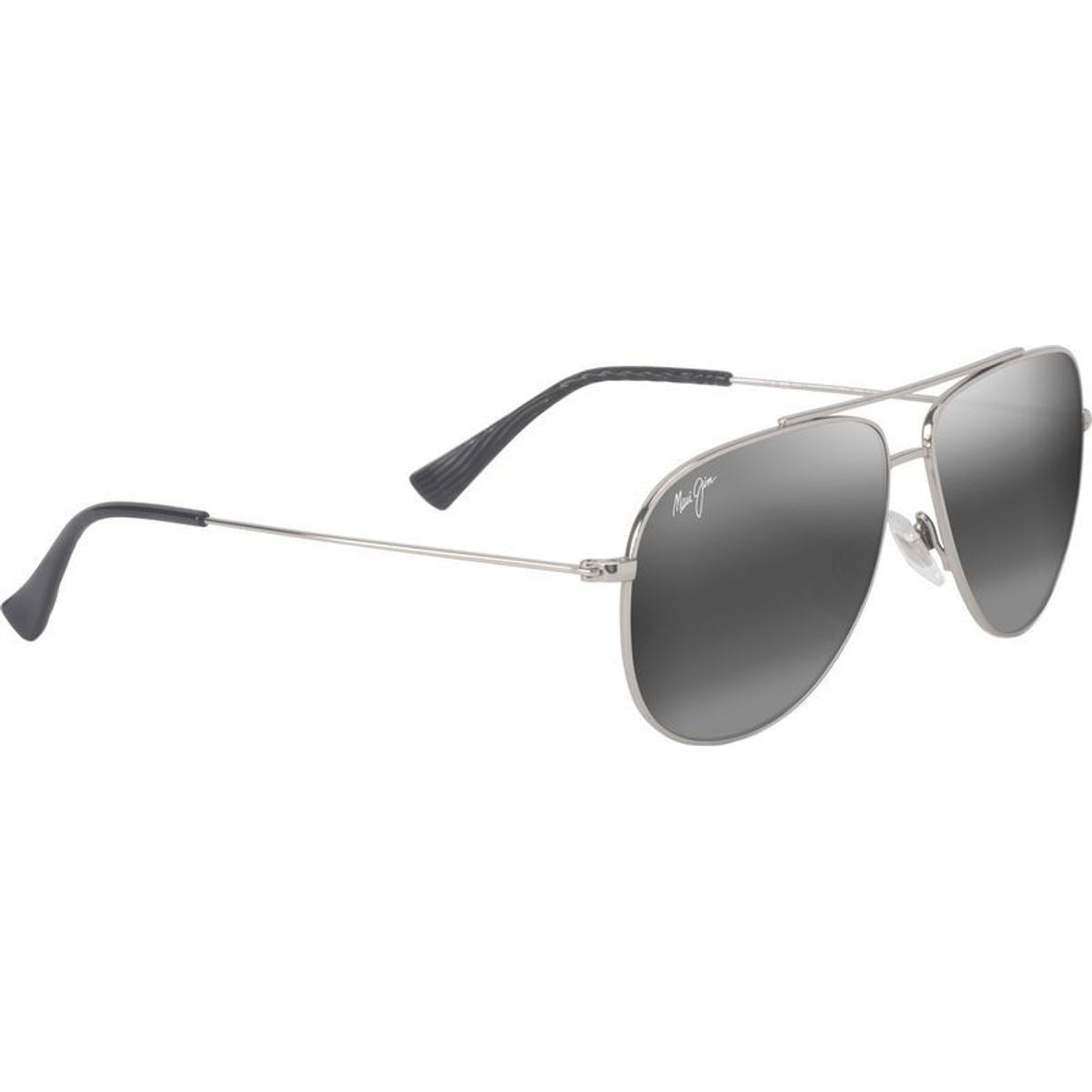 Hau'oli XS, Shiny Silver/Neutral Grey Polarised Lenses
