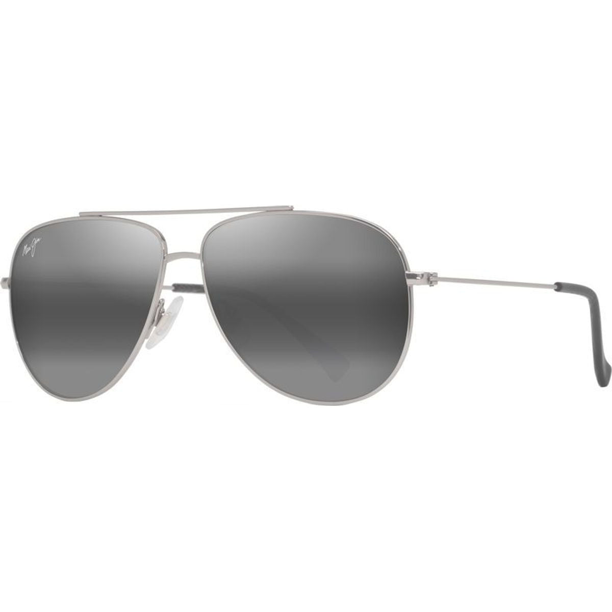 Hau'oli XS, Shiny Silver/Neutral Grey Polarised Lenses
