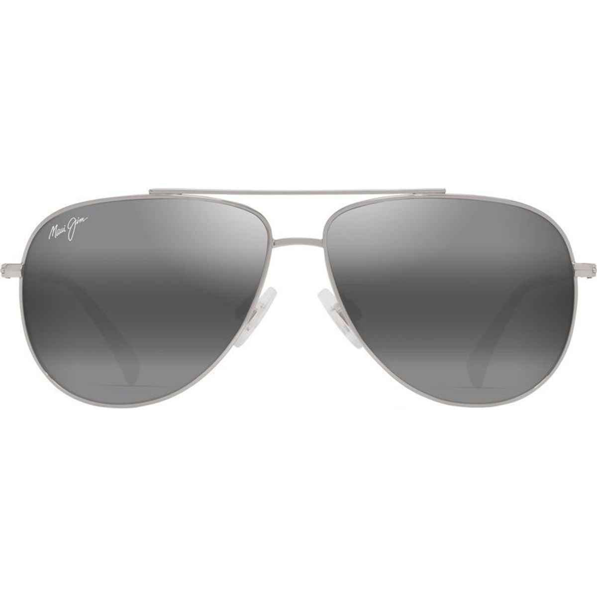 Hau'oli XS, Shiny Silver/Neutral Grey Polarised Lenses