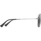 Hau'oli XS, Shiny Silver/Neutral Grey Polarised Lenses