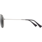 Hau'oli XS, Shiny Silver/Neutral Grey Polarised Lenses