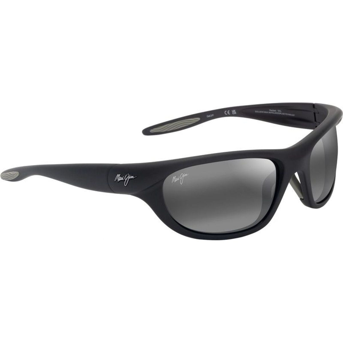 Haulani, Matte Black/Neutral Grey Polarised Glass Lenses