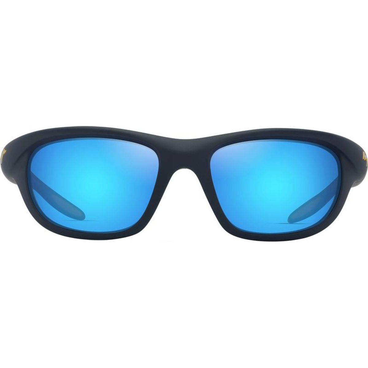 Haulani, Matte Solid Dark Blue and Yellow/Blue Hawaii Polarised Glass Lenses