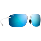 Hema, Matte Crystal/Blue Hawaii Polarised Lenses
