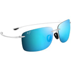 Hema, Matte Crystal/Blue Hawaii Polarised Lenses