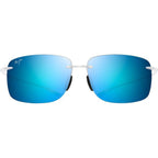 Hema, Matte Crystal/Blue Hawaii Polarised Lenses