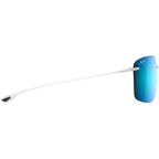Hema, Matte Crystal/Blue Hawaii Polarised Lenses
