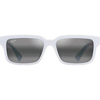 Hiapo Alt Fit, Matte White/Neutral Grey Polarised Lenses
