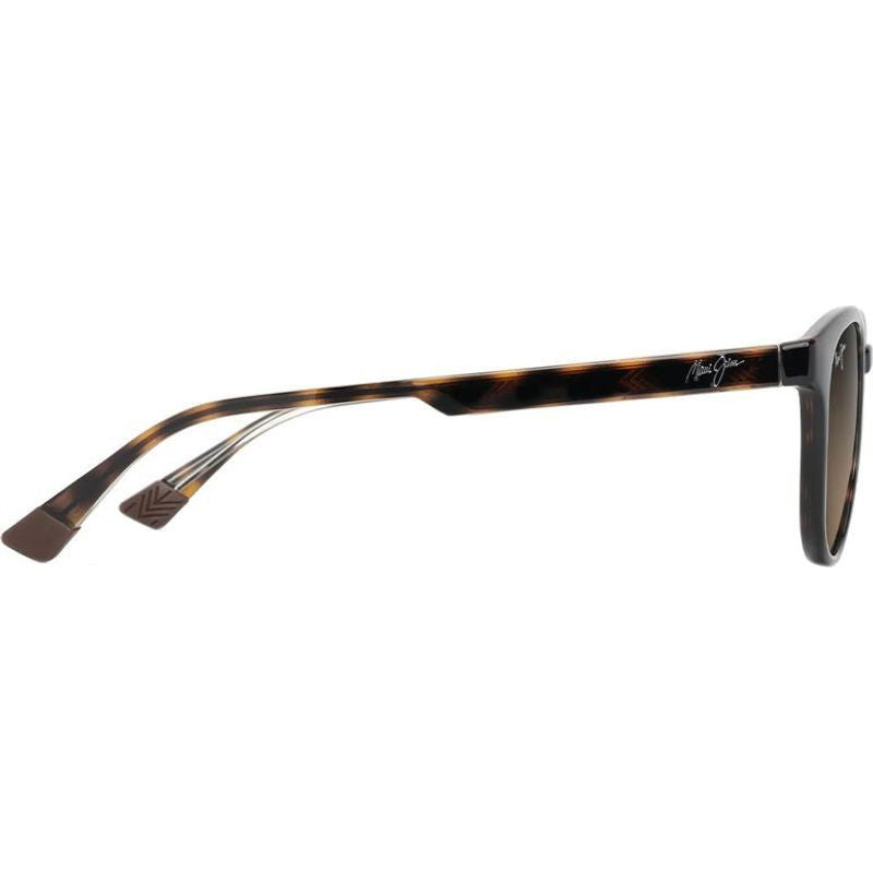 Hiehie, Shiny Dark Havana with Transparent Yellow/HCL Bronze Gradient Polarised Glass Lenses