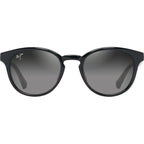 Hiehie, Shiny Black with Transparent Grey/Neutral Grey Gradient Polarised Glass Lenses