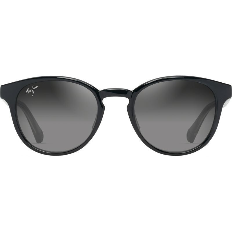 Hiehie, Shiny Black with Transparent Grey/Neutral Grey Gradient Polarised Glass Lenses