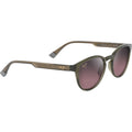Hiehie, Shiny Transparent Green/Maui Rose Gradient Polarised Glass Lenses