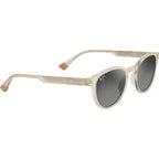 Hiehie, Shiny Transparent Yellow/Neutral Grey Gradient Polarised Glass Lenses