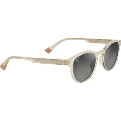 Hiehie, Shiny Transparent Yellow/Neutral Grey Gradient Polarised Glass Lenses