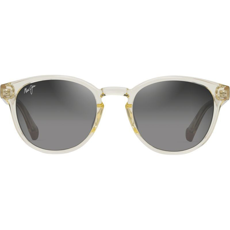 Hiehie, Shiny Transparent Yellow/Neutral Grey Gradient Polarised Glass Lenses