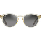 Hiehie, Shiny Transparent Yellow/Neutral Grey Gradient Polarised Glass Lenses
