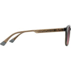 Hiehie, Shiny Transparent Green/Maui Rose Gradient Polarised Glass Lenses