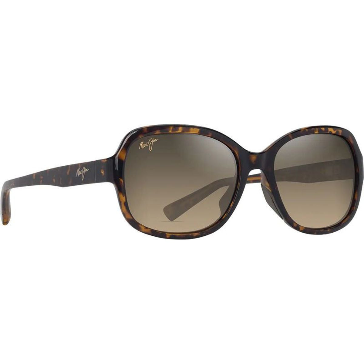 Hiluhilu, Shiny Dark Havana/HCL Bronze Polarised Glass Lenses