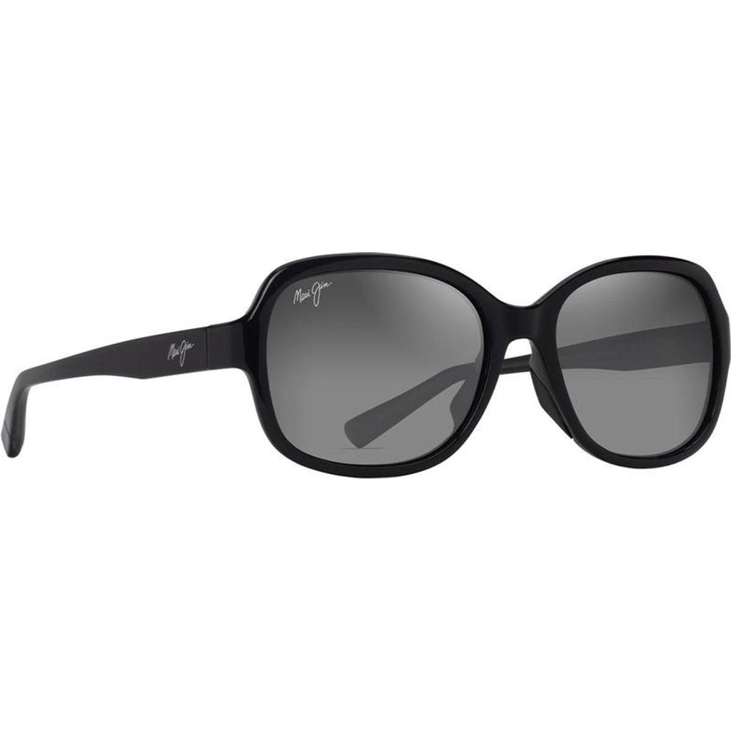 Hiluhilu, Shiny Black/Neutral Grey Polarised Glass Lenses