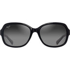 Hiluhilu, Shiny Black/Neutral Grey Polarised Glass Lenses