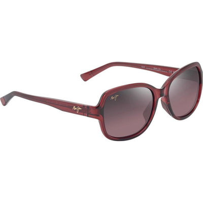 Hiluhilu, Transparent Burgundy/Maui Rose Polarised Glass Lenses