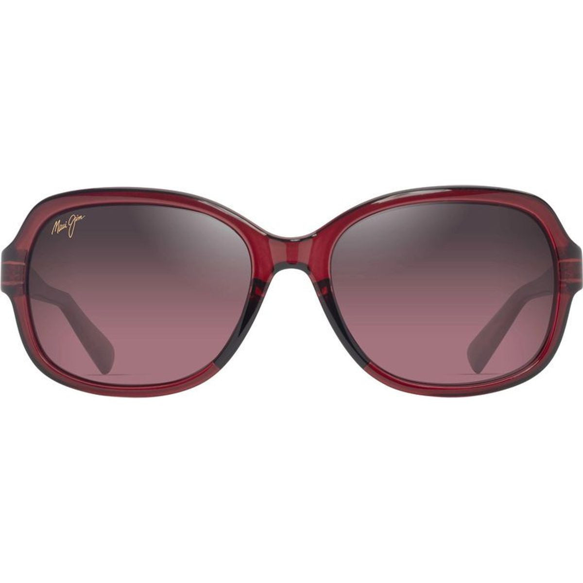Hiluhilu, Transparent Burgundy/Maui Rose Polarised Glass Lenses