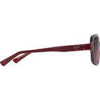 Hiluhilu, Transparent Burgundy/Maui Rose Polarised Glass Lenses