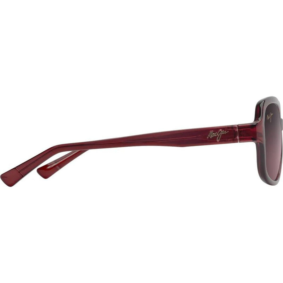 Hiluhilu, Transparent Burgundy/Maui Rose Polarised Glass Lenses