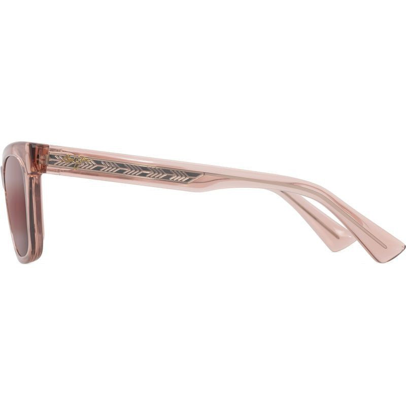 Hiwahiwa, Transparent Antique Pink/Maui Rose Glass Polarised Lenses