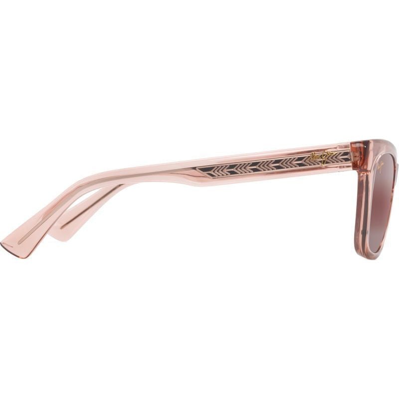 Hiwahiwa, Transparent Antique Pink/Maui Rose Glass Polarised Lenses