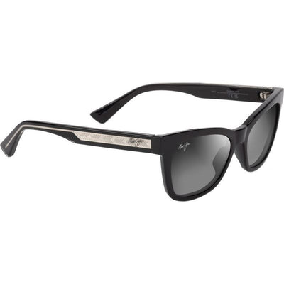 Hiwahiwa, Shiny Black/Neutral Grey Glass Polarised Lenses